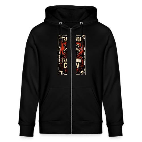 Midnight Forager Raccoon Mushroom Hunter - Stanley/Stella Cultivator Organic Zip Hoodie