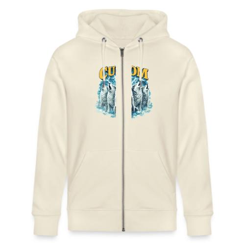 Custom Wolf Pack Howling Moon Vintage Wilderness - Stanley/Stella Cultivator Organic Zip Hoodie