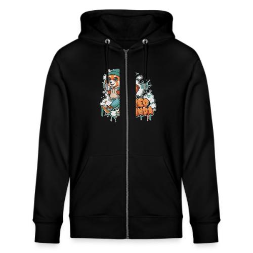 Red Panda Street Graffiti Vibes - Stanley/Stella Cultivator Organic Zip Hoodie