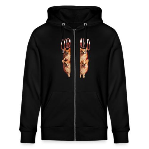 Corgi Squad Funny Dog Lover Vintage Shirt - Stanley/Stella Cultivator Organic Zip Hoodie