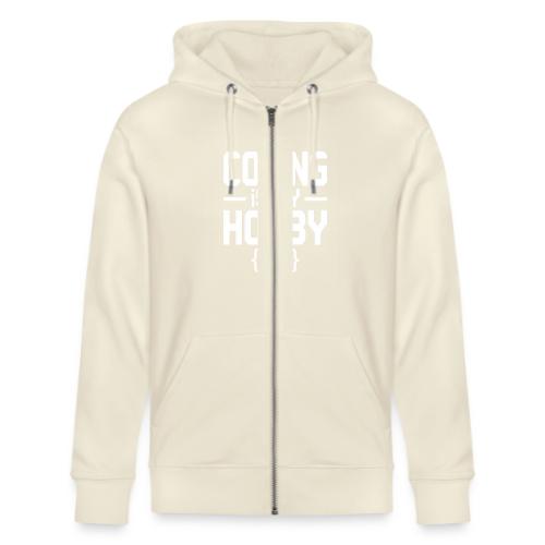 Coding Is My Hobby Typography - Stanley/Stella Cultivator Organic Zip Hoodie