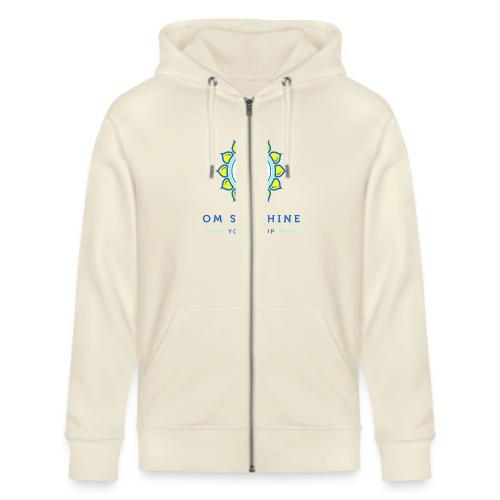 Om Sunshine Yoga transparent back original file - Stanley/Stella Cultivator Organic Zip Hoodie