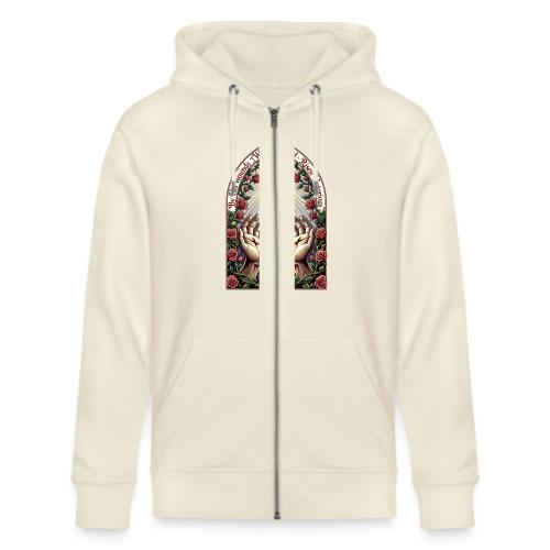 Easter By His Wounds Healed T Shirt, Renewal Gift - Stanley/Stella Cultivator Organic Zip Hoodie