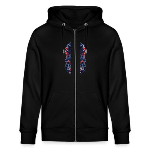 Paris Tower Legacy T Shirt, Soccer City Pride Gift - Stanley/Stella Cultivator Organic Zip Hoodie