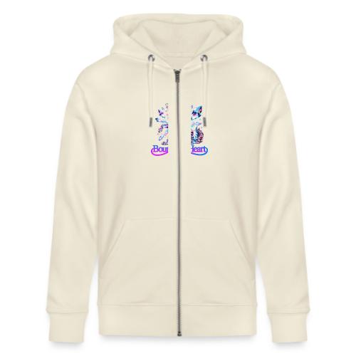 Boundless Heart Neon Galaxy Dog Shirt - Stanley/Stella Cultivator Organic Zip Hoodie