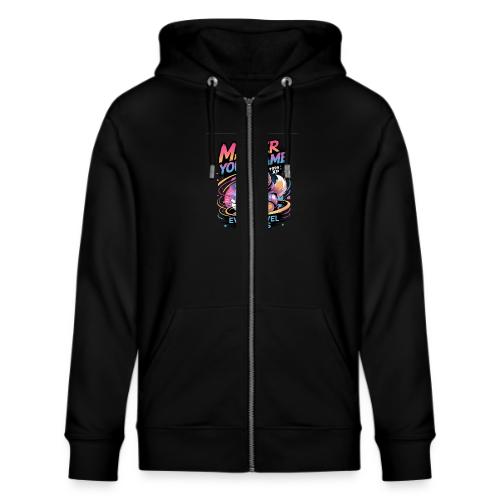 Cute Gamer Shiba Inu Level Up - Stanley/Stella Cultivator Organic Zip Hoodie