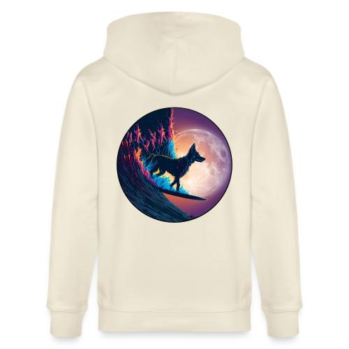 Black Dog Dropping In - Stanley/Stella Cultivator Organic Zip Hoodie