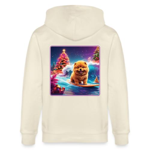 Chow Christmas Surf - Stanley/Stella Cultivator Organic Zip Hoodie