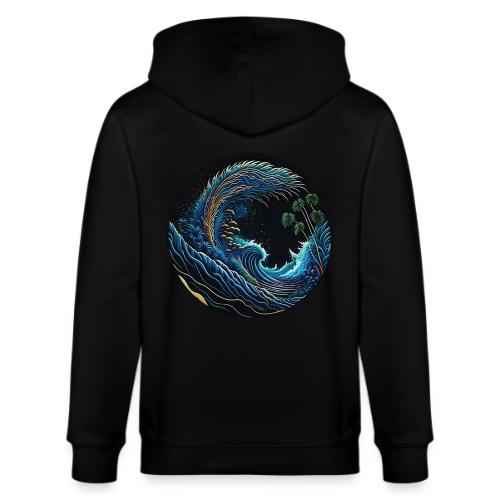 Leaf Wave - Stanley/Stella Cultivator Organic Zip Hoodie