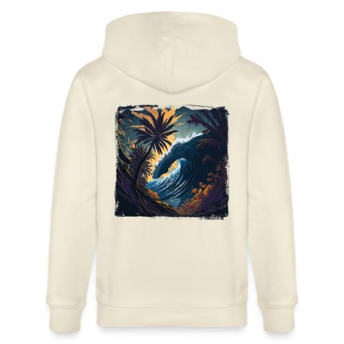 Moonlight Jungle Wave - Stanley/Stella Cultivator Organic Zip Hoodie