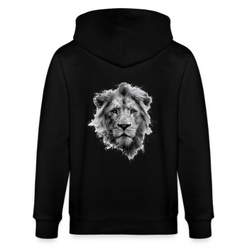 Lion: Monochrome King - Stanley/Stella Cultivator Organic Zip Hoodie