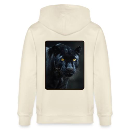 Black Panther Glowing Eyes Design - Stanley/Stella Cultivator Organic Zip Hoodie