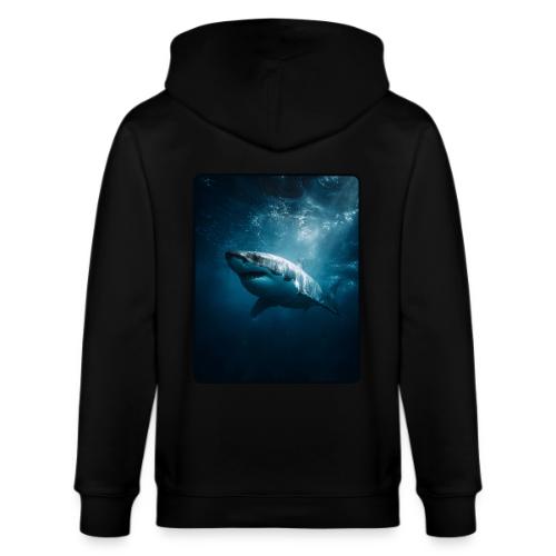 Great White Shark Ocean Design - Stanley/Stella Cultivator Organic Zip Hoodie