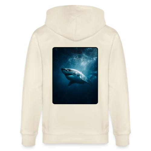 Great White Shark Ocean Design - Stanley/Stella Cultivator Organic Zip Hoodie