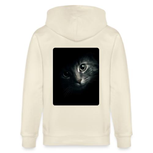 Cat Face in Shadow Close-Up Design - Stanley/Stella Cultivator Organic Zip Hoodie