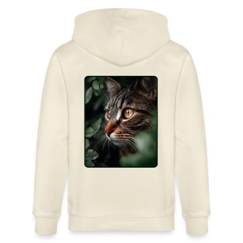 Tabby Cat Jungle Eyes Design - Stanley/Stella Cultivator Organic Zip Hoodie