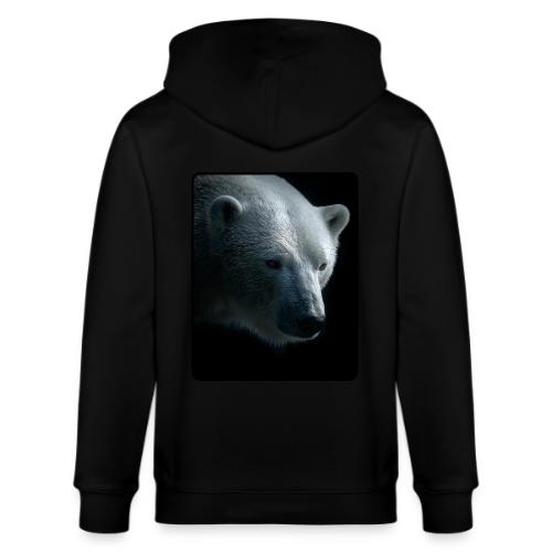 Polar Bear Close-Up Wildlife Design - Stanley/Stella Cultivator Organic Zip Hoodie