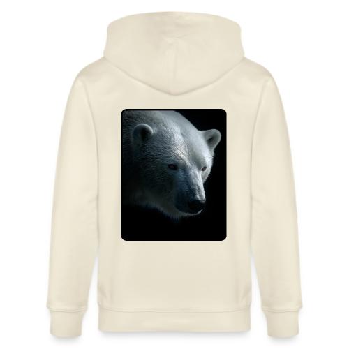 Polar Bear Close-Up Wildlife Design - Stanley/Stella Cultivator Organic Zip Hoodie