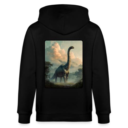 Brachiosaurus Prehistoric Scene Design - Stanley/Stella Cultivator Organic Zip Hoodie