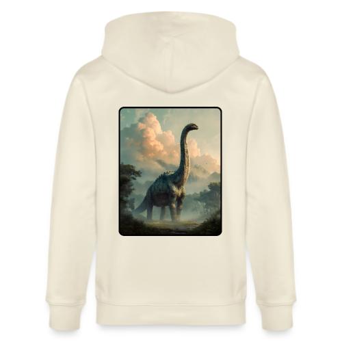Brachiosaurus Prehistoric Scene Design - Stanley/Stella Cultivator Organic Zip Hoodie