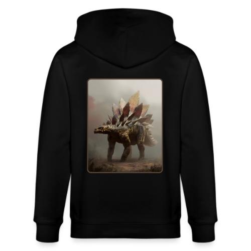 Stegosaurus Misty Forest Design - Stanley/Stella Cultivator Organic Zip Hoodie