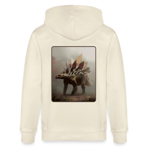Stegosaurus Misty Forest Design - Stanley/Stella Cultivator Organic Zip Hoodie