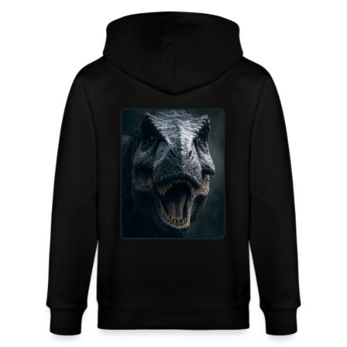 T Rex Cinematic Close-Up Design - Stanley/Stella Cultivator Organic Zip Hoodie