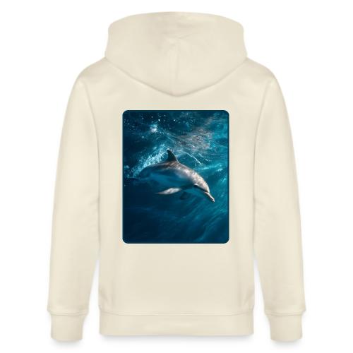 Dolphin Sunlit Ocean Serenity Design - Stanley/Stella Cultivator Organic Zip Hoodie