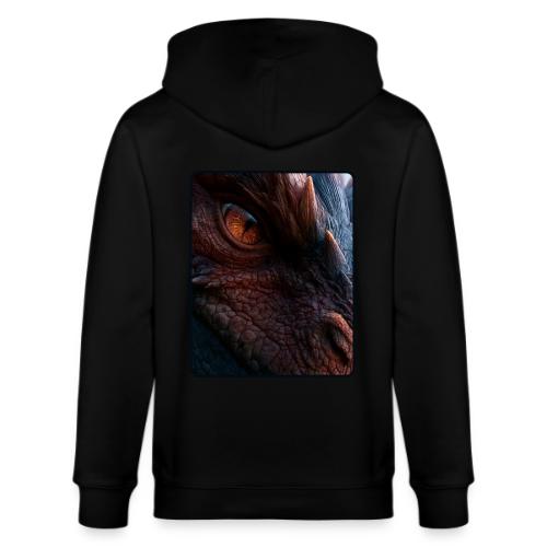 Fierce Ancient Dragon Portrait Design - Stanley/Stella Cultivator Organic Zip Hoodie
