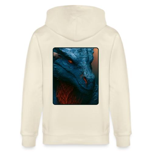 Turquoise Dragon Fire Eye Design - Stanley/Stella Cultivator Organic Zip Hoodie