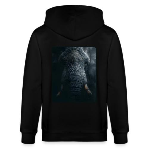 Shadow Elephant Intense Eyes Design - Stanley/Stella Cultivator Organic Zip Hoodie