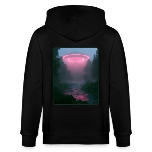 Neon UFO Forest River Design - Stanley/Stella Cultivator Organic Zip Hoodie