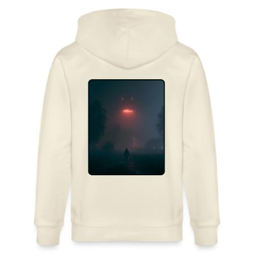 Mysterious UFO Encounter Design - Stanley/Stella Cultivator Organic Zip Hoodie