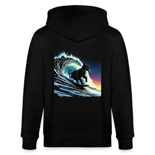 Black Cat Dawn Patrol - Stanley/Stella Cultivator Organic Zip Hoodie