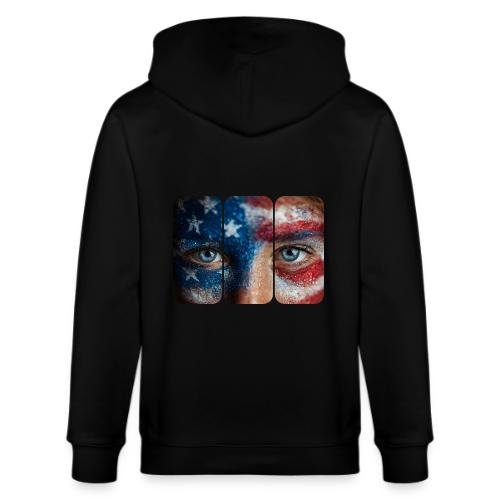 USA: Stars in Her Eyes - Stanley/Stella Cultivator Organic Zip Hoodie