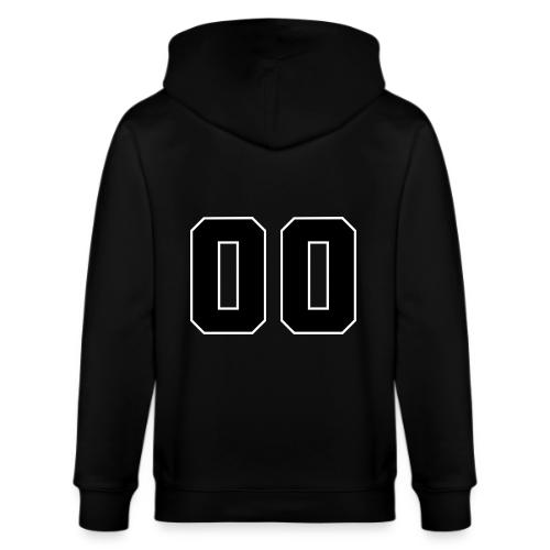 Varsity 00 Athletic Number Design - Stanley/Stella Cultivator Organic Zip Hoodie