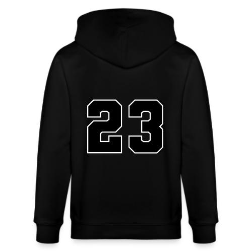 Varsity Number 23 Athletic Style - Stanley/Stella Cultivator Organic Zip Hoodie