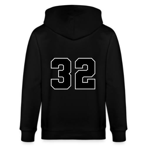 Varsity Number 32 Athletic Design - Stanley/Stella Cultivator Organic Zip Hoodie