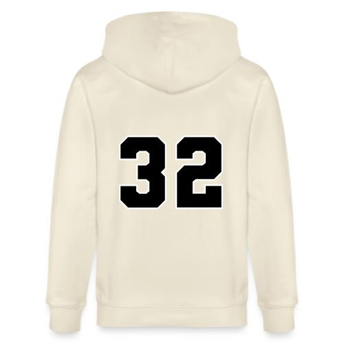 Varsity Number 32 Athletic Design - Stanley/Stella Cultivator Organic Zip Hoodie