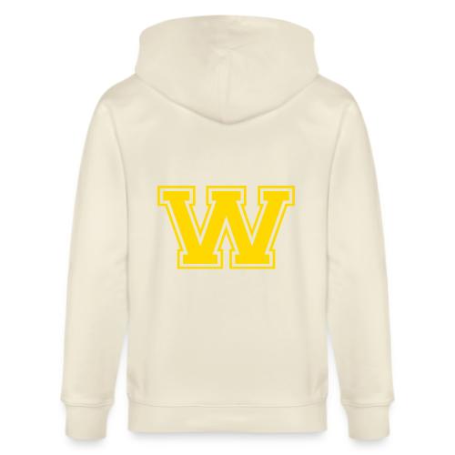 Letter W – Capital Athletic Alphabet Monogram - Stanley/Stella Cultivator Organic Zip Hoodie