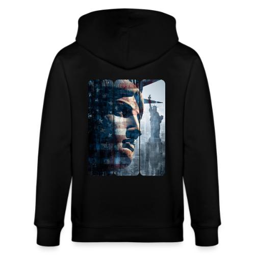 USA: Liberty in Three Visions - Stanley/Stella Cultivator Organic Zip Hoodie