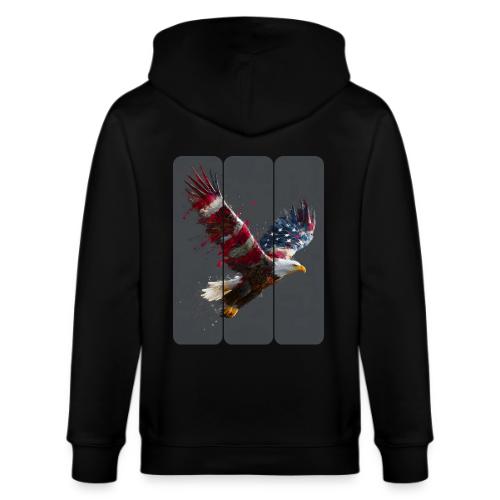 USA: Freedom in Flight - Stanley/Stella Cultivator Organic Zip Hoodie