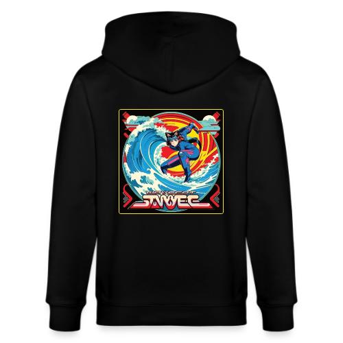 Anime Wavecat Surfer - Stanley/Stella Cultivator Organic Zip Hoodie