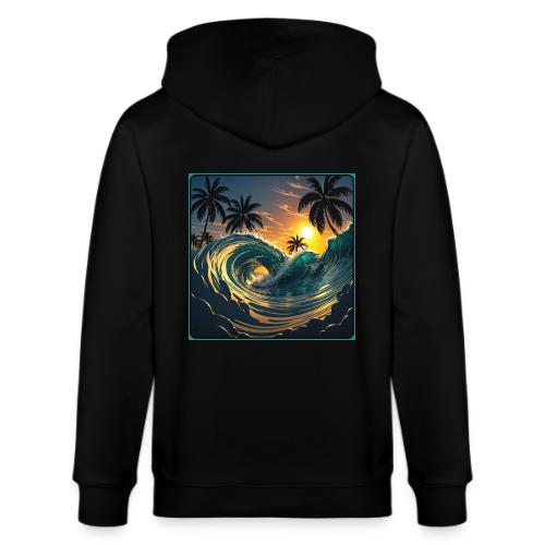 Liquid Morning Wave - Stanley/Stella Cultivator Organic Zip Hoodie