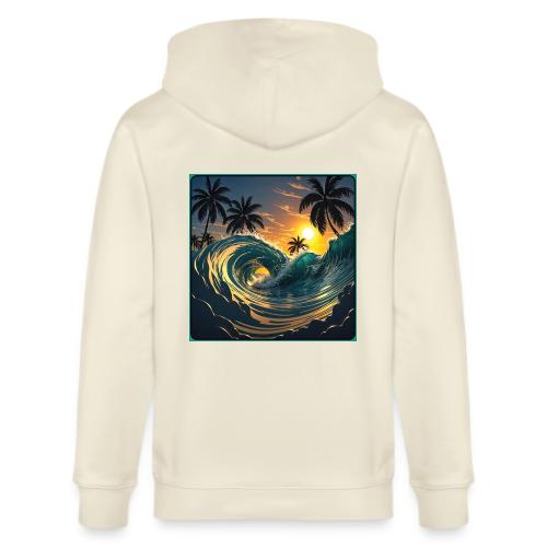 Liquid Morning Wave - Stanley/Stella Cultivator Organic Zip Hoodie