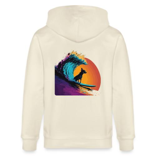 Black Dog Surfing Emerald Wave - Stanley/Stella Cultivator Organic Zip Hoodie