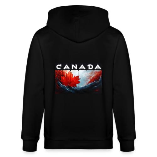 Canada Icon in Color - Stanley/Stella Cultivator Organic Zip Hoodie
