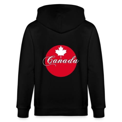 Canada in red and white - Stanley/Stella Cultivator Organic Zip Hoodie