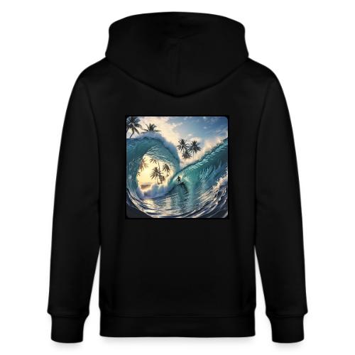 Double-Barrel Wave - Stanley/Stella Cultivator Organic Zip Hoodie