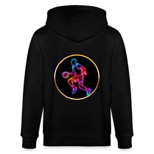 Basketball: Neon Dribble Pulse - Stanley/Stella Cultivator Organic Zip Hoodie